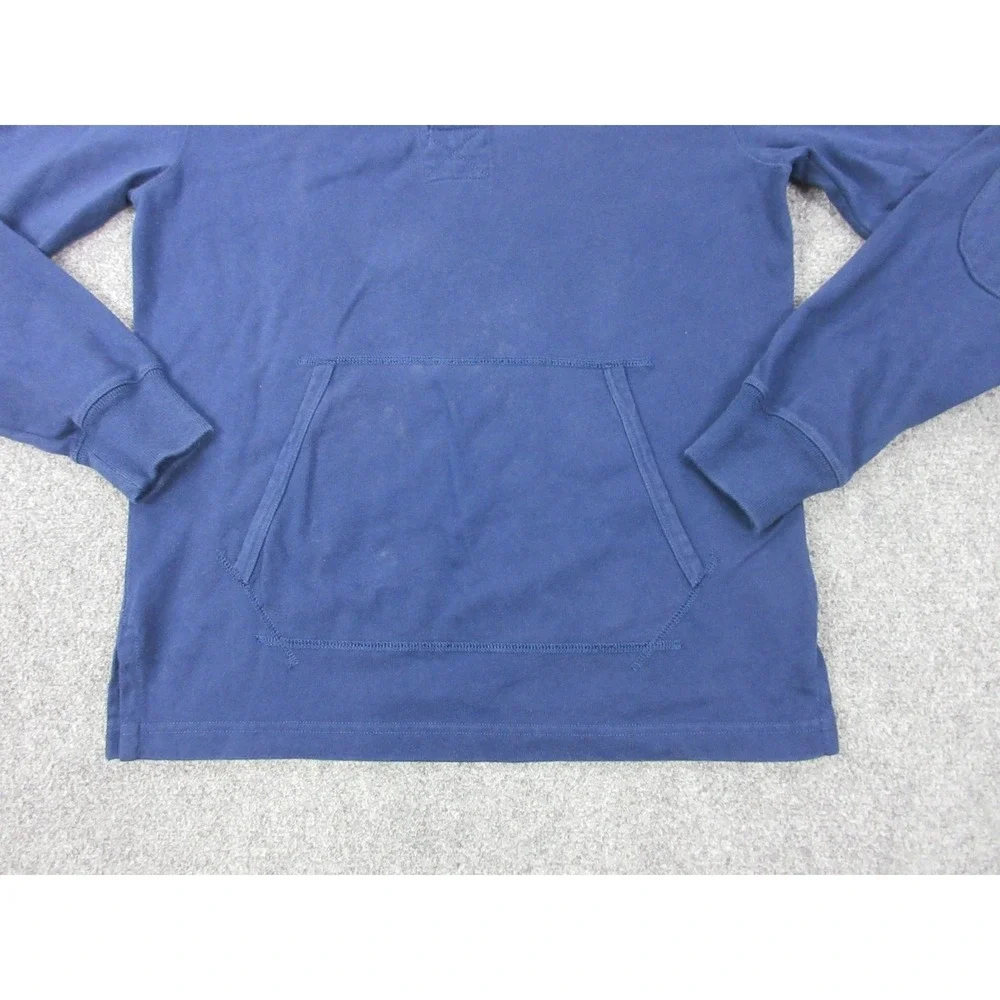 Vintage Polo Ralph Lauren Polo Shirt Mens Small Blue Rugby Cotton Newport‎ Logo